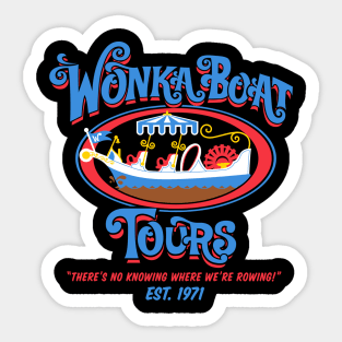 Chocolate Factory Boat Tours Sticker